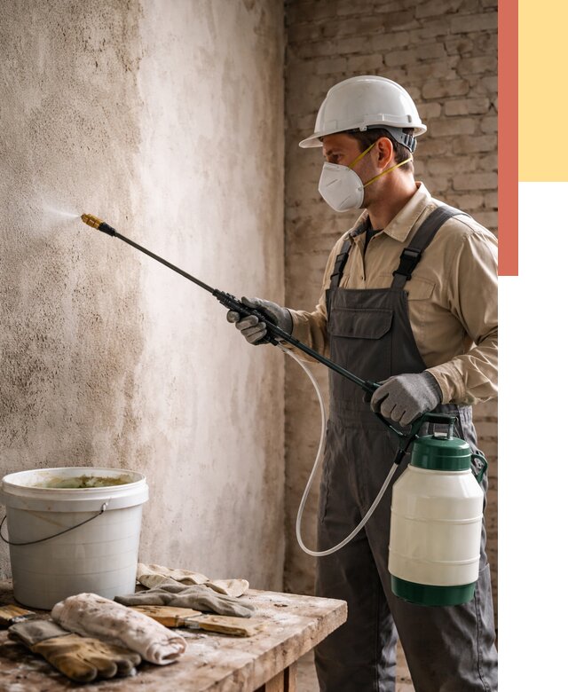 Антисептическая обработка стен в Серове от 1224 руб. — быстро и недорого | ОТДЕЛОЧНИК-Срв