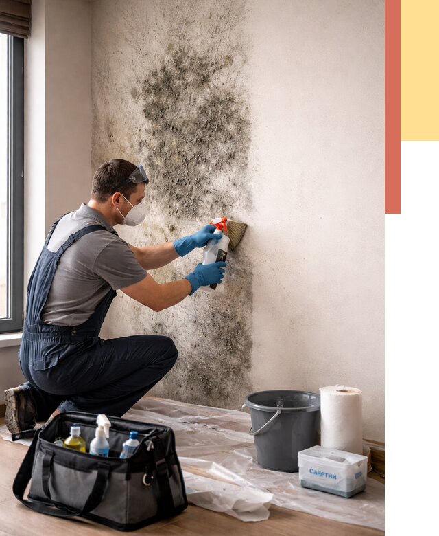 Удаление плесени со стен в Серове от 2193 руб. — быстро и недорого | ОТДЕЛОЧНИК-Срв