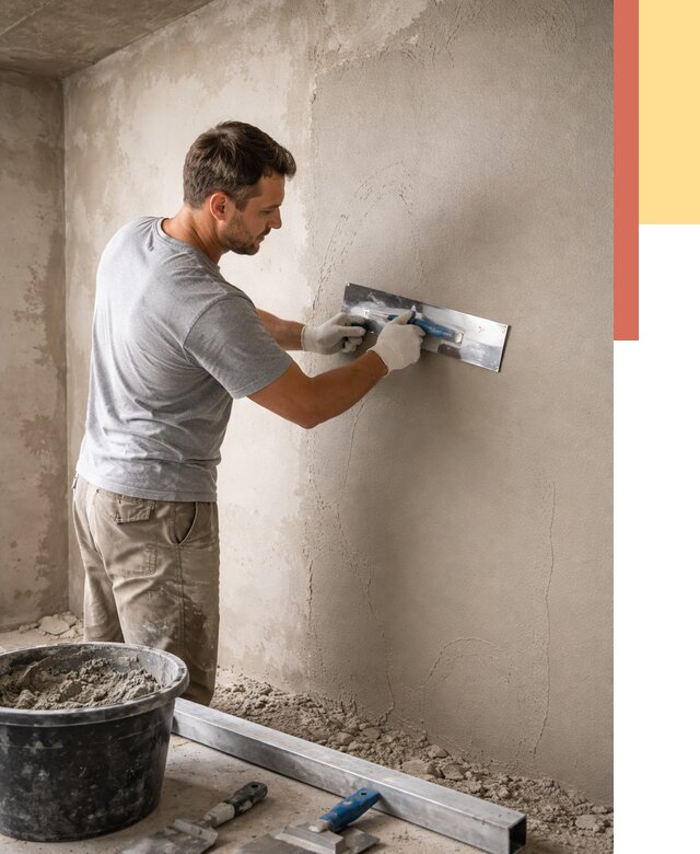Штукатурка стен без маяков в Серове от 7345 руб/м2 — услуги и цена | ОТДЕЛОЧНИК-Срв
