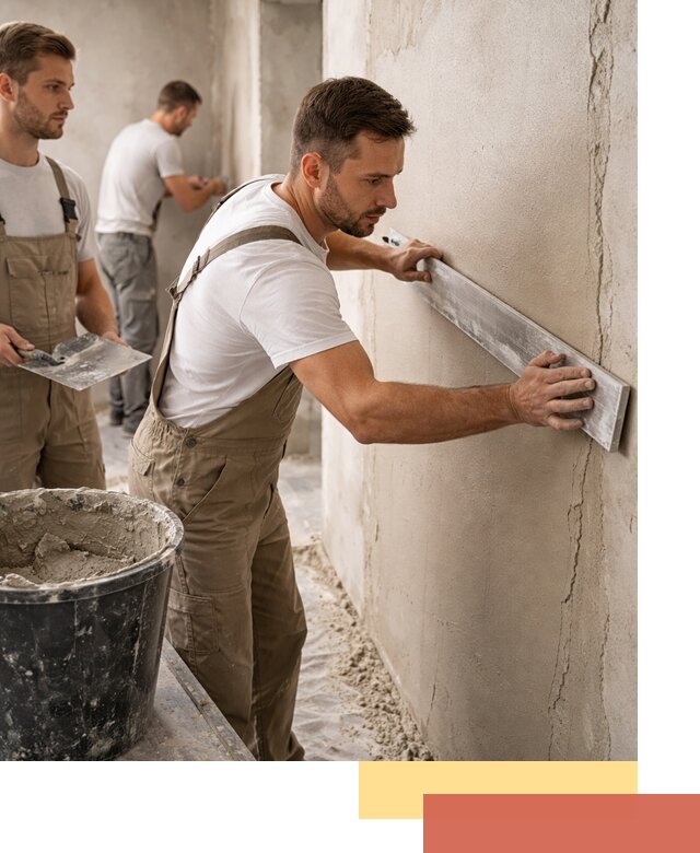 Штукатурка стен без маяков в Серове быстро и качественно