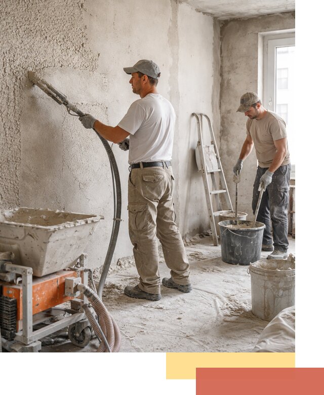 Машинная штукатурка стен в Серове — быстро и качественно