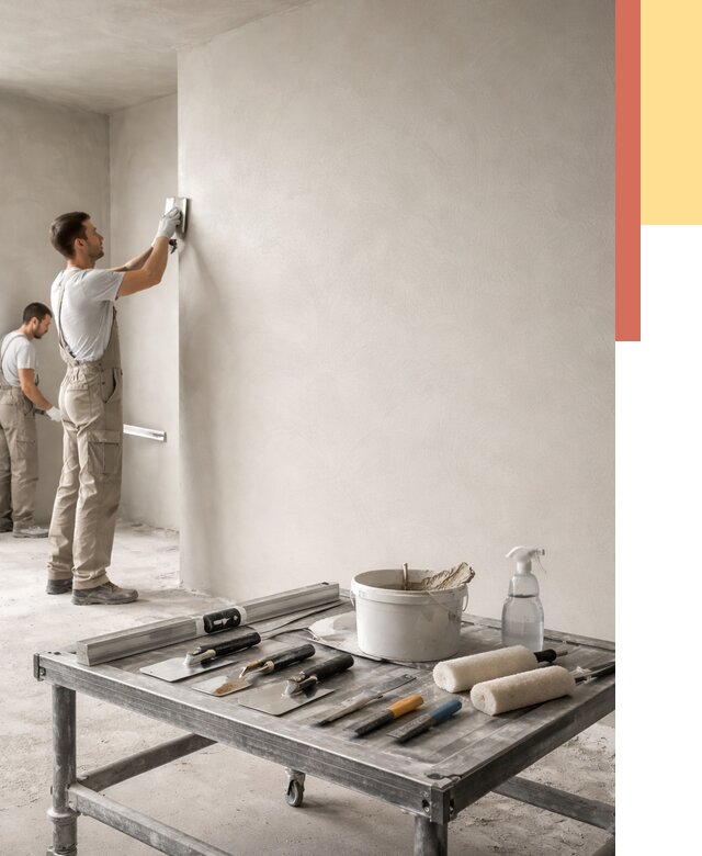 Штукатурка стен под покраску в Серове от 4591 руб./м² — качественно и недорого | ОТДЕЛОЧНИК-Срв