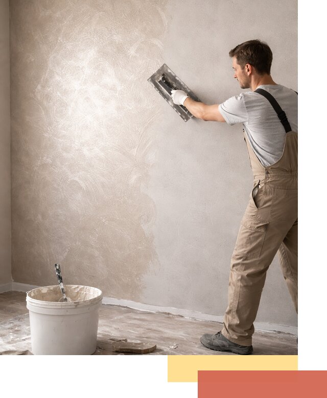 Декоративная штукатурка «Мокрый шелк» под ключ в Серове