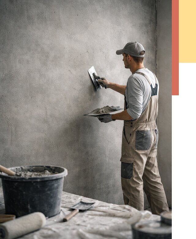 Декоративная штукатурка под бетон в Серове от 2551 руб./м² — нанесение под ключ | ОТДЕЛОЧНИК-Срв