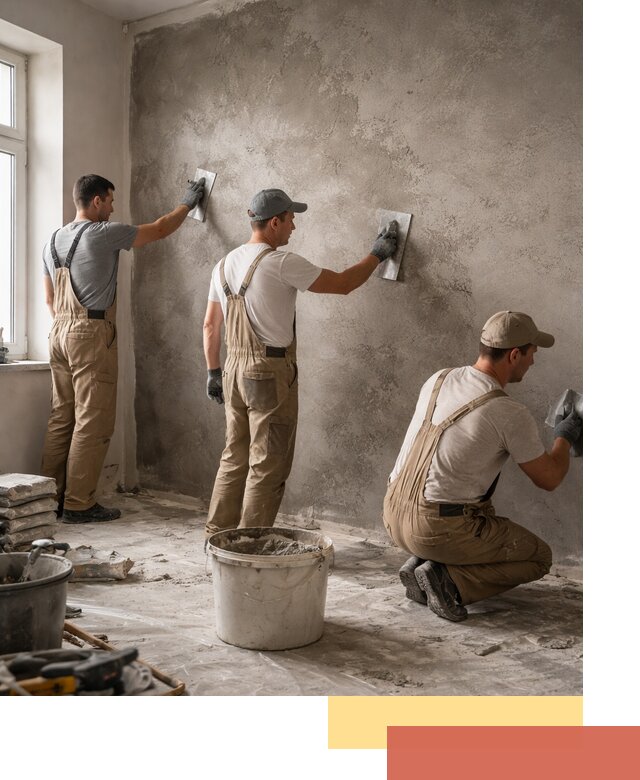 Декоративная штукатурка под бетон в Серове для стен и потолков