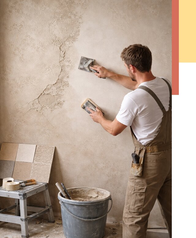 Ремонт декоративной штукатурки в Серове от 4591 руб. под ключ | ОТДЕЛОЧНИК-Срв