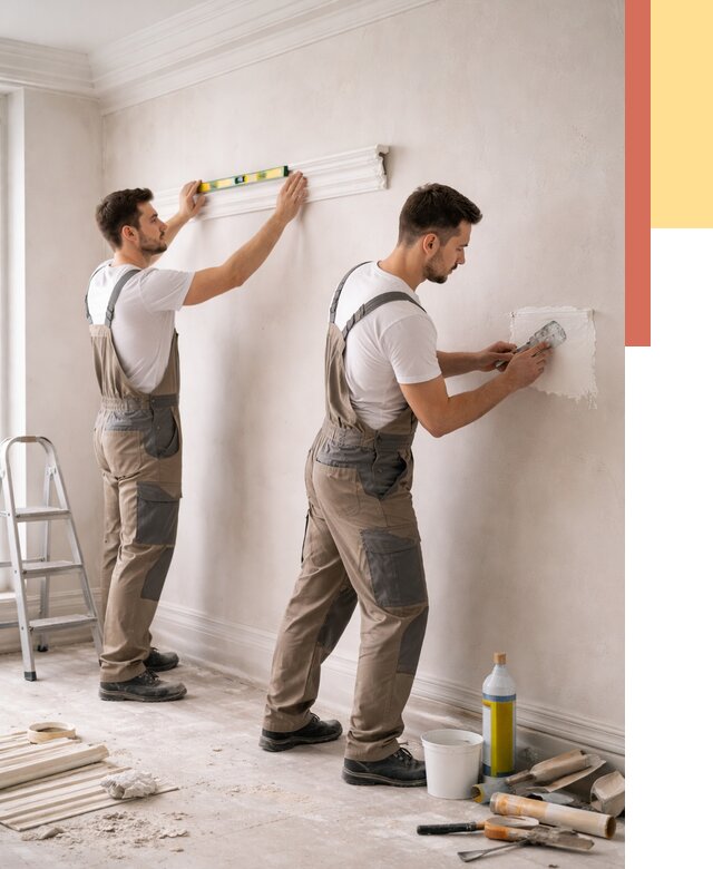 Монтаж лепнины на стены в Серове от 4591 руб. — недорого, быстро | ОТДЕЛОЧНИК-Срв