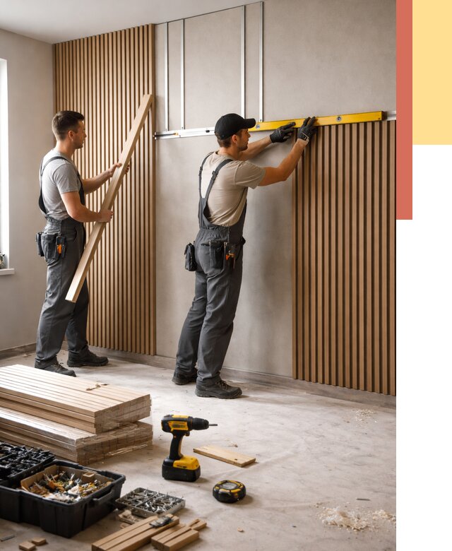 Монтаж реечных панелей на стены в Серове от 1224 руб. — быстро и недорого | ОТДЕЛОЧНИК-Срв