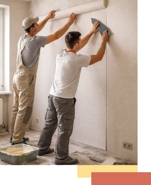 Поклейка виниловых обоев в Серове профессионально и качественно