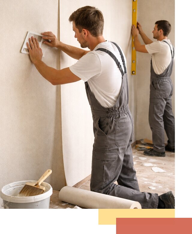 Поклейка бумажных обоев в Серове качественно и недорого