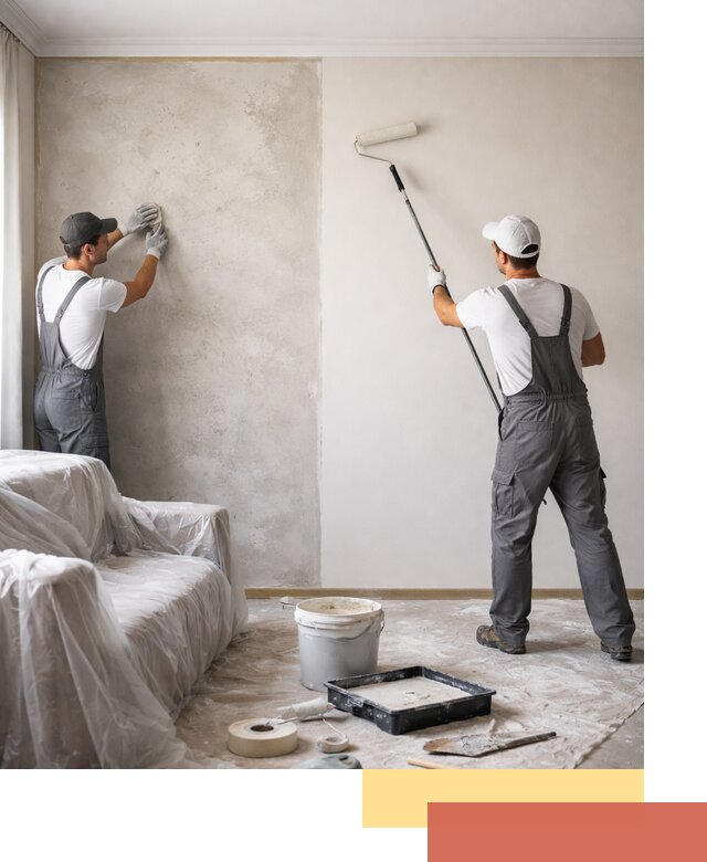 Покраска стен антивандальной краской в Серове