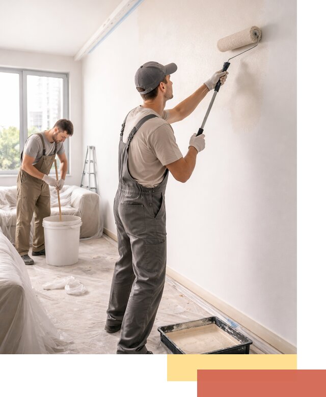 Покраска стен в офисе в Серове — быстрый и качественный ремонт