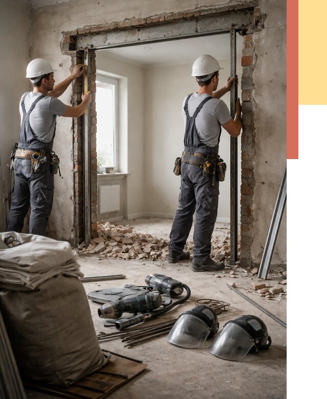 Расширение дверного проема в Серове от 12753 руб. под ключ | ОТДЕЛОЧНИК-Срв