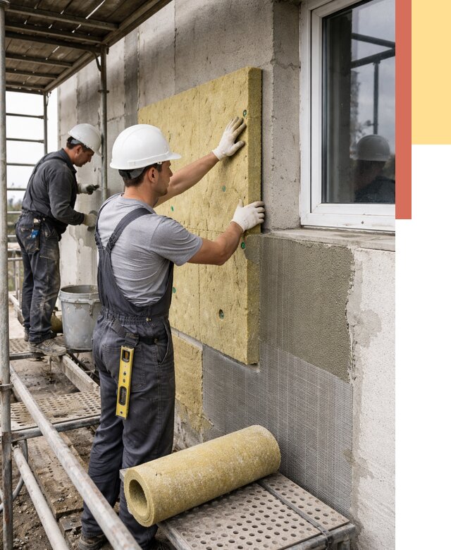 Утепление стен в Серове от 4387 руб. под ключ — быстро и недорого | ОТДЕЛОЧНИК-Срв