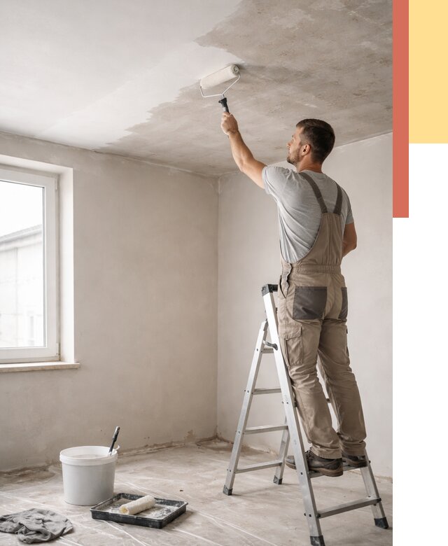 Грунтовка потолка в Серове от 2551 руб. — быстро и недорого | ОТДЕЛОЧНИК-Срв