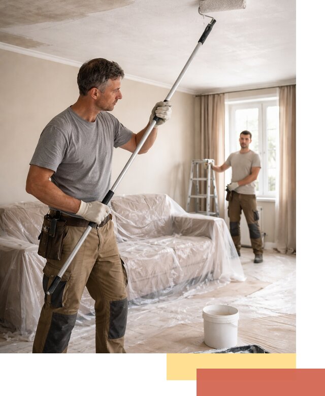 Грунтовка потолка в Серове — подготовка под покраску и отделку