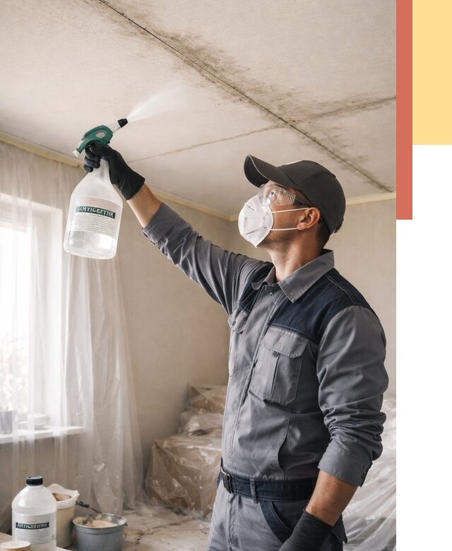 Антисептическая обработка потолка в Серове от 2551 руб. | ОТДЕЛОЧНИК-Срв