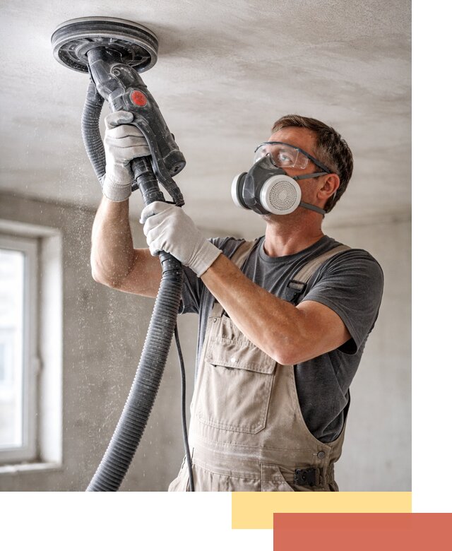 Шлифовка потолка в Серове — качественная подготовка под отделку