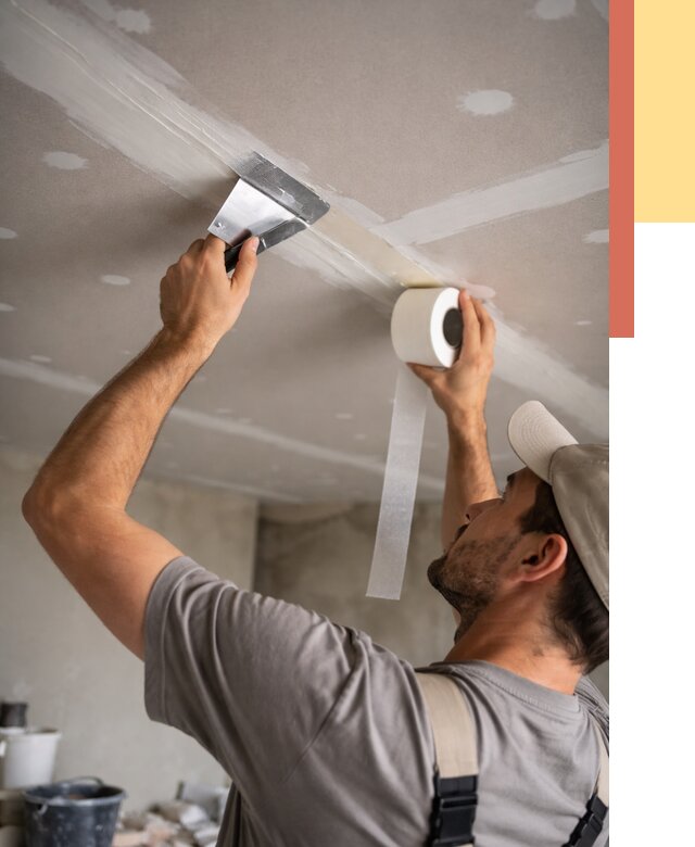 Обработка швов потолка ГКЛ в Серове от 7652 руб. под ключ | ОТДЕЛОЧНИК-Срв