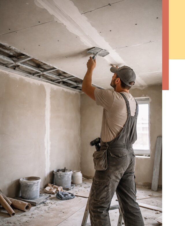 Ремонт потолка из гипсокартона в Серове от 663 руб./м² — быстро и недорого | ОТДЕЛОЧНИК-Срв