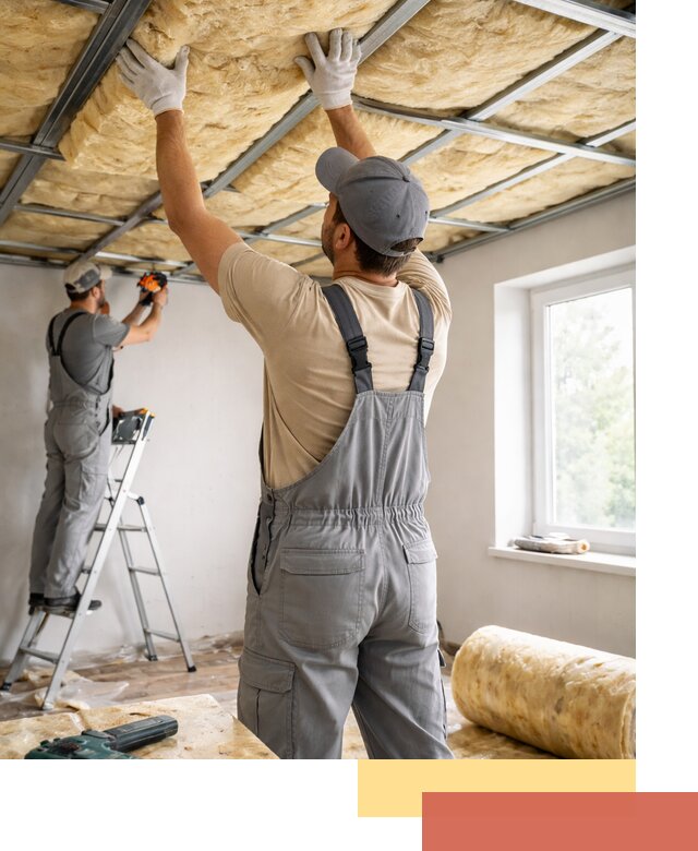 Утепление потолка под ключ в Серове качественно и быстро