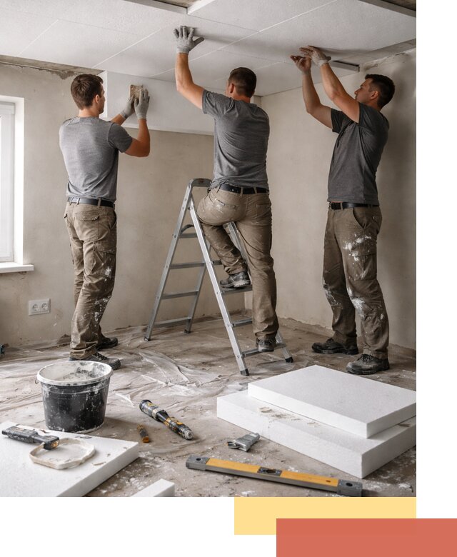 Утепление потолка пенопластом в Серове быстро и качественно