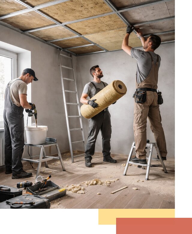 Шумоизоляция потолка в Серове: профессиональный монтаж и отделка