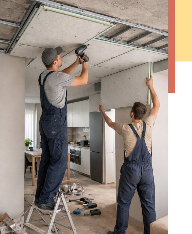 Шумоизоляция потолка панелями зипс в Серове от 1887 руб. под ключ | ОТДЕЛОЧНИК-Срв